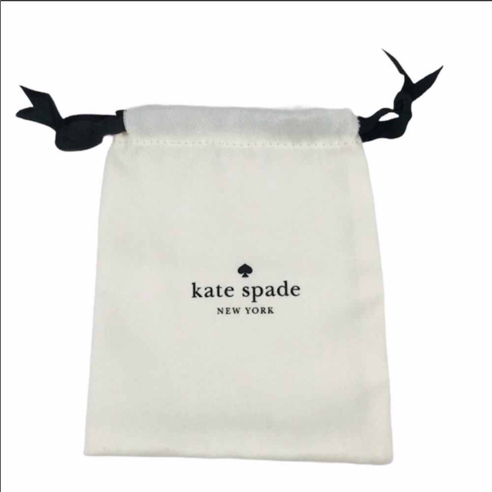 Kate Spade Jewelry Bag White & Black Medium
